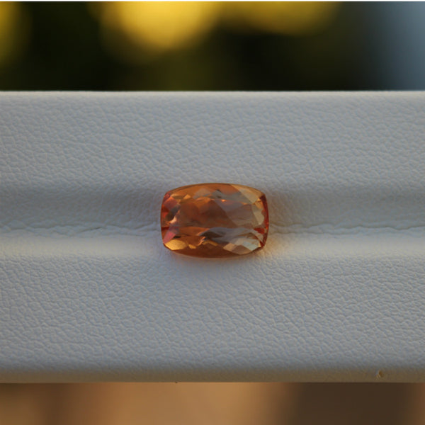Imperial Topaz Gemstone - 3.95 cts. Cushion Cut - Amazon Imports, Inc. - Fine Quality Gemstones and Jewelry Since 1978