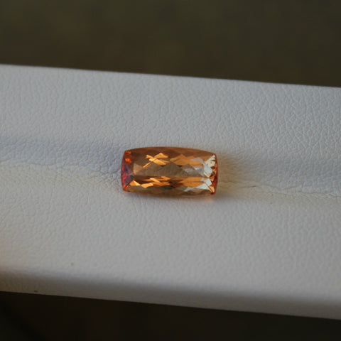 Imperial Topaz Gemstone - 3.11 cts. Cushion Cut - Amazon Imports, Inc. - Fine Quality Gemstones and Jewelry Since 1978