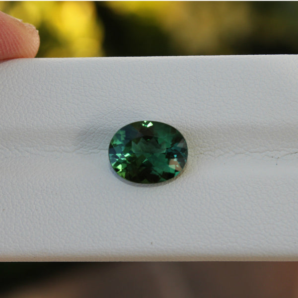 Green Tourmaline Gemstone - 3.15 cts. Oval - Amazon Imports, Inc. - Fine Quality Gemstones and Jewelry Since 1978