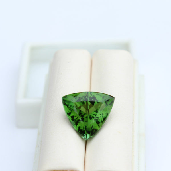 Green Tourmaline Gemstone - 6.15 cts. Trillion - Amazon Imports, Inc. - Fine Quality Gemstones and Jewelry Since 1978
