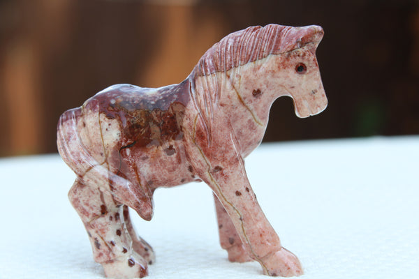 Horse Soapstone Animal Carving - Amazon Imports, Inc. - Fine Quality Gemstones and Jewelry Since 1978