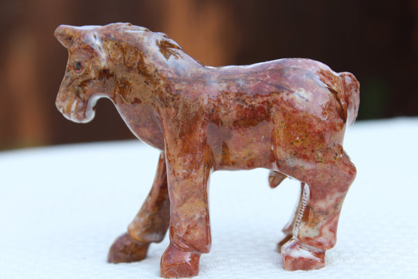 Horse Soapstone Animal Carving - Amazon Imports, Inc. - Fine Quality Gemstones and Jewelry Since 1978