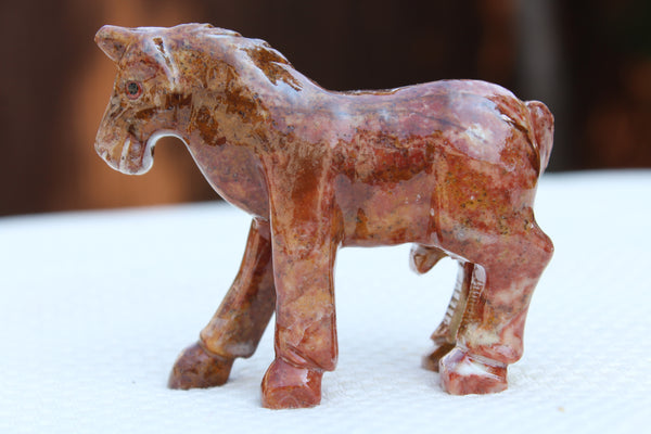 Horse Soapstone Animal Carving - Amazon Imports, Inc. - Fine Quality Gemstones and Jewelry Since 1978