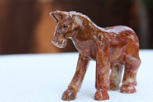 Horse Soapstone Animal Carving - Amazon Imports, Inc. - Fine Quality Gemstones and Jewelry Since 1978