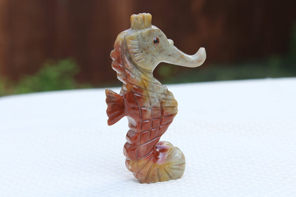 Sea Horse Soapstone Animal Carving - Amazon Imports, Inc. - Fine Quality Gemstones and Jewelry Since 1978