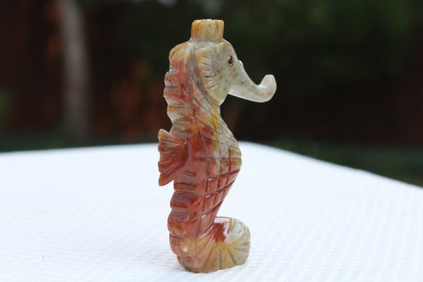 Sea Horse Soapstone Animal Carving - Amazon Imports, Inc. - Fine Quality Gemstones and Jewelry Since 1978