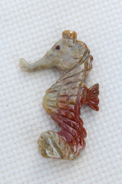 Sea Horse Soapstone Animal Carving - Amazon Imports, Inc. - Fine Quality Gemstones and Jewelry Since 1978