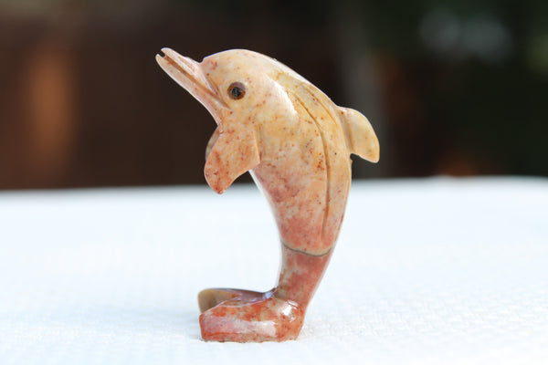 Dolphin Soapstone  Animal Carving - Amazon Imports, Inc. - Fine Quality Gemstones and Jewelry Since 1978
