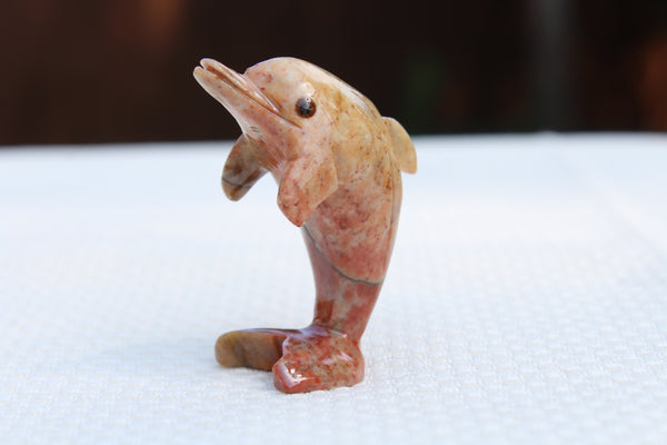 Dolphin Soapstone  Animal Carving - Amazon Imports, Inc. - Fine Quality Gemstones and Jewelry Since 1978