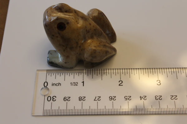 Frog Soapstone Animal Carving - Amazon Imports, Inc. - Fine Quality Gemstones and Jewelry Since 1978