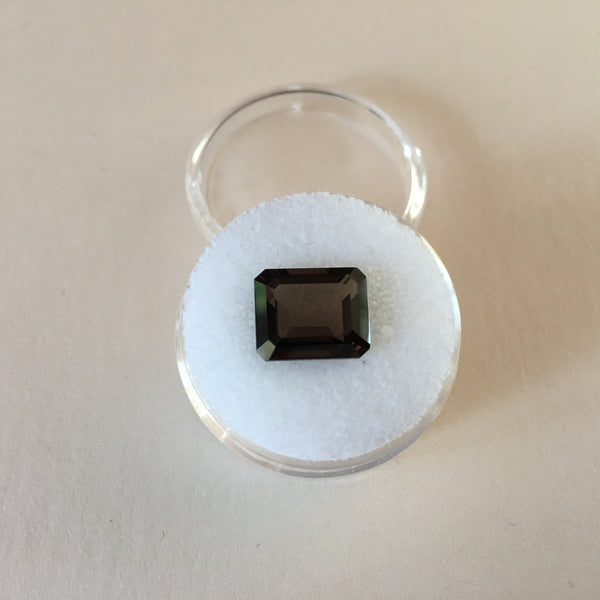 Smokey Quartz Gemstone  - Emerald Cut - Amazon Imports, Inc. - Fine Quality Gemstones and Jewelry Since 1978