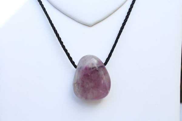 Fluorite Tumbled Gemstone Adjustable Necklace - Amazon Imports, Inc. - Fine Quality Gemstones and Jewelry Since 1978