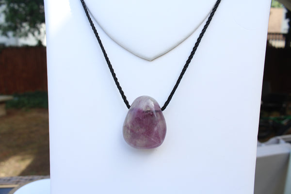Fluorite Tumbled Gemstone Adjustable Necklace - Amazon Imports, Inc. - Fine Quality Gemstones and Jewelry Since 1978