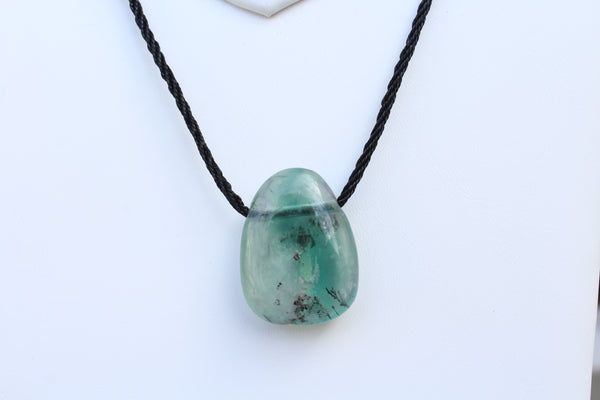 Fluorite Tumbled Gemstone Adjustable Necklace - Amazon Imports, Inc. - Fine Quality Gemstones and Jewelry Since 1978