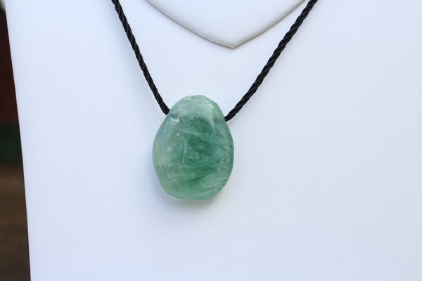 Fluorite Tumbled Gemstone Adjustable Necklace - Amazon Imports, Inc. - Fine Quality Gemstones and Jewelry Since 1978