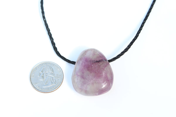 Fluorite Tumbled Gemstone Adjustable Necklace - Amazon Imports, Inc. - Fine Quality Gemstones and Jewelry Since 1978