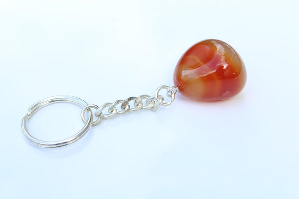 Tumbled Gemstone Key Chains - multiple choices - Amazon Imports, Inc. - Fine Quality Gemstones and Jewelry Since 1978