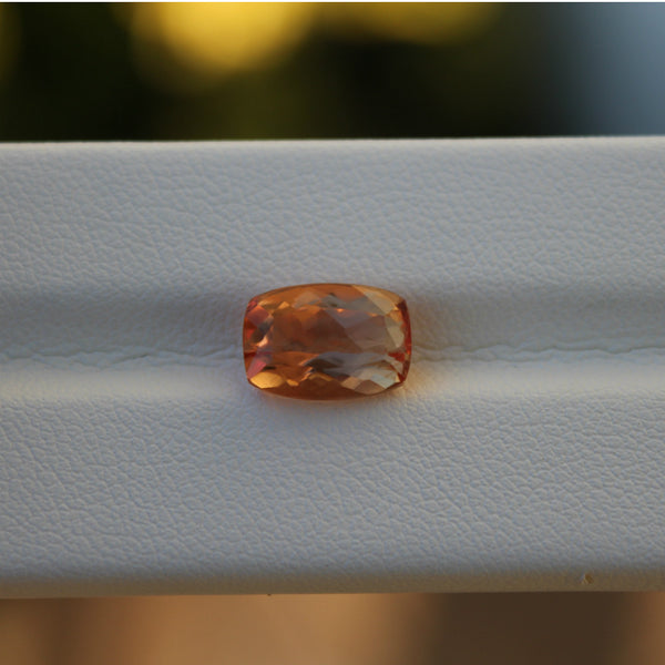 Imperial Topaz Gemstone - 3.95 cts. Cushion Cut - Amazon Imports, Inc. - Fine Quality Gemstones and Jewelry Since 1978