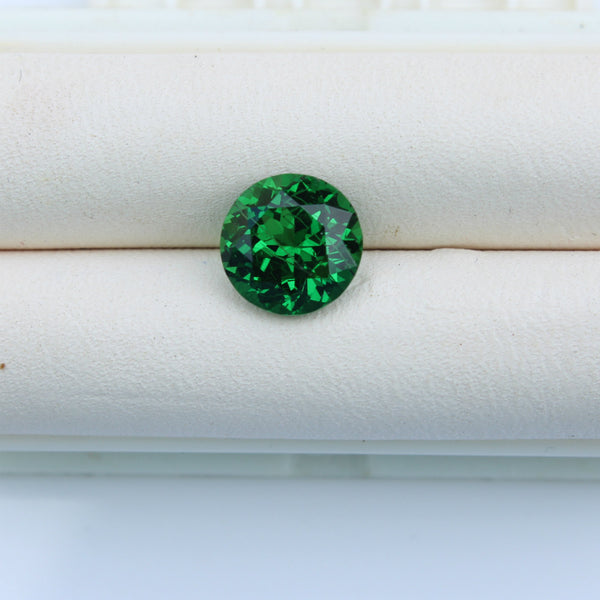 Tsavorite Garnet Gemstone  -  2.47 ct. Round - Amazon Imports, Inc. - Fine Quality Gemstones and Jewelry Since 1978