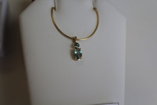 Alexandrite Pendant in 14 Kt. Gold
